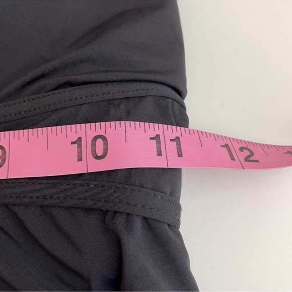 BCBGMAXAZRIA Deep V Sexy One Piece Swimsuit Black Size 2 - Picture 14 of 14